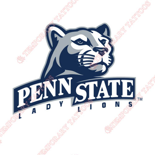 Penn State Nittany Lions Customize Temporary Tattoos Stickers NO.5877